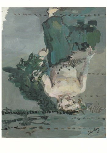 Cartolina georg baselitz - cartolina:,