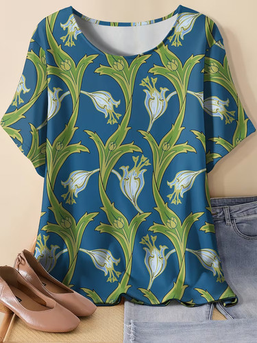 Shirt top blu verde - top,