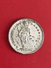 1958 B Bern Switzerland coin