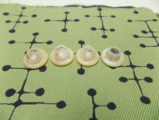 4 sedie vintage Herman Miller Eames Torre Eiffel base filo plastica scivola così come sono