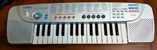 CASIO SA-45 Tastiera Elettronica 32 Tasti Mini Pianola Digitale Piccola Grigia