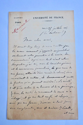 Eugène manuel lettera - eugène,