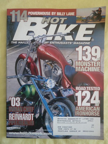 Hot bike magazine may - bike,