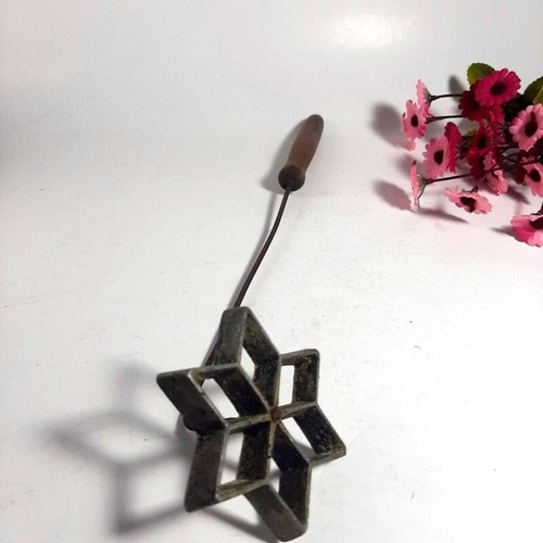 Stampo vintage metallo a - in,