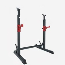 Squat Dip Rack Regolabile Supporto Sollevamento Pesi 260kg Carico Power Cage Telaio