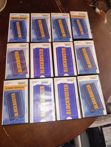 Blockbuster vhs lot 90s - of, 12