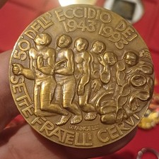 Medaglia In Bronzo Italiana