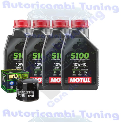 Kit tagliando olio motul 5100 - kit,