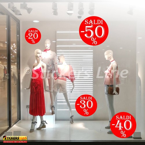 Vetrofanie saldi estivi - saldi,