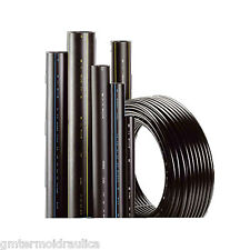 TUBO POLIETILENE PN16 PN25 ACQUA POTABILE VARIE MISURE ALTA DENSITA'