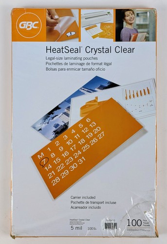 Gbc heatseal crystal clear - heatseal,