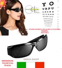 OCCHIALI A FORI STENOPEICI PER