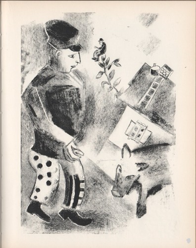 Marc chagall uomo con - chagall, maiale