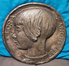 Francesco Nonni Faenza 1885 1976 Bronzo Ovale Profumeria Lora Zanotti Matteucci