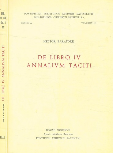 Libro annalium taciti - iv,