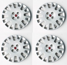 SET DI 4 COPRICERCHI Cerchio  15" per QUBO e FIORINO  COPPE BORCHIE COPRI RUOTA