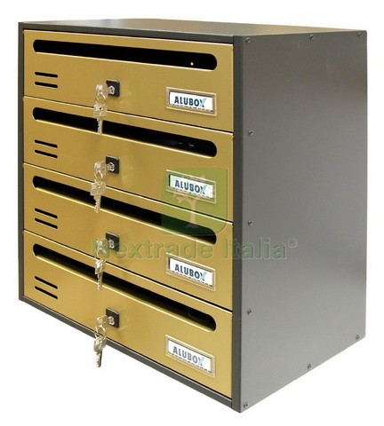 1pz alubox cassetta cubo - alubox, 4