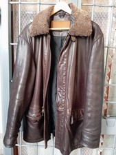 Timberland Vintage Originale giaccone uomo In Morbida Nappa Tg M Tabacco Usato