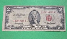 USA STATI UNITI 2 DOLLARI  BOLLINO  ROSSO