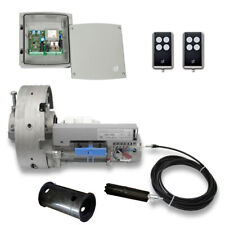 Kit Motore Serranda Avvolgibile Garage 170kg Con Centrale Comando 2 Telecomandi