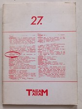 Tam Tam 27 rivista internazionale di poesia Adriano Spatola & Giulia Niccolai 81