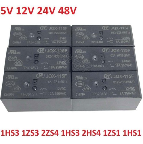 Relè hongfa 12v 24v 48v - hongfa, 5v