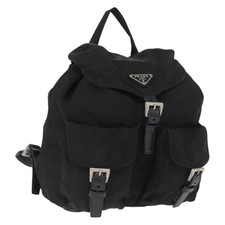 Zaino PRADA Nylon Nero Argento