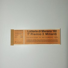 Lotteria Di Merano 1988