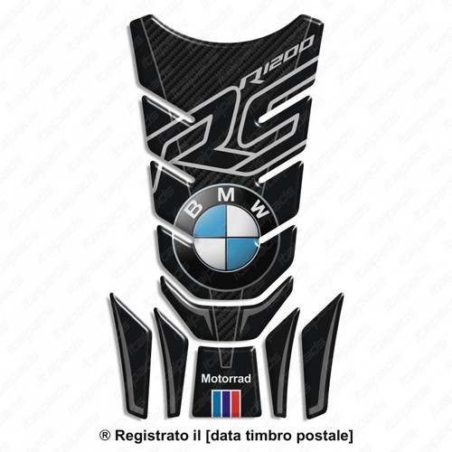 Paraserbatoio carbon look per