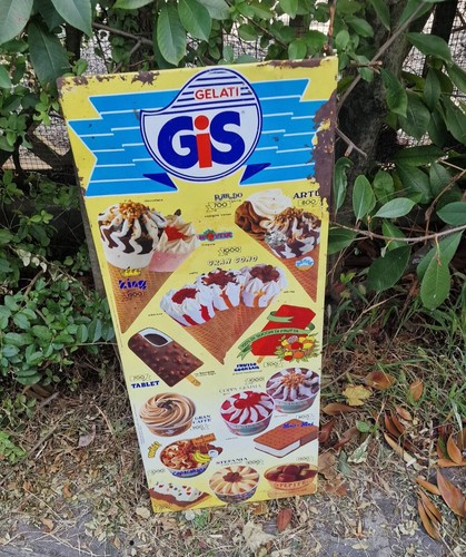 Insegna tabella gelati - insegna, gis