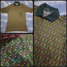 POLO Shirt  FRED PERRY vintage 80's made in ENGLAND tg.52 slim M circa NEW! Rare