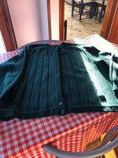 Cardigan lana color verde - in,