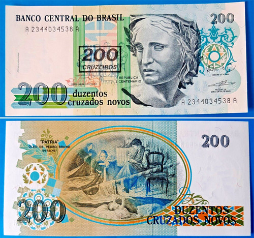 Brasile banconota banco - brasile,