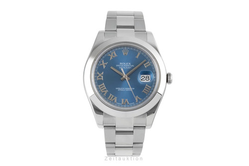 Rolex datejust blue - 41,