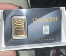 LINGOTTO  UNOAERRE   10 GRAMMI