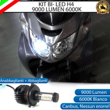 LAMPADA LED H4 6000K 9000 LUMEN CANBUS SUZUKI BURGMAN 400 AN DAL 2004 IN POI
