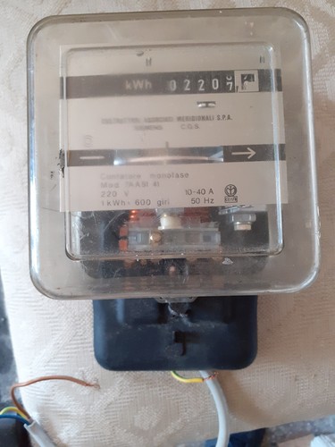 Contatore monofase siemens - contatore,