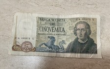 Cinquemila Lire Banconote Italiane