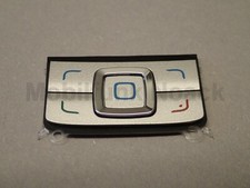 Tastiera menu originale Nokia 6280 | tappetino tastiera | tastiera | Keymat argento NUOVO