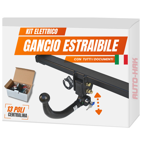 Gancio traino estraibile