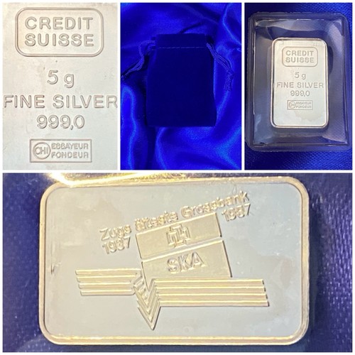 Lingot argent pur swiss bank - lingot,