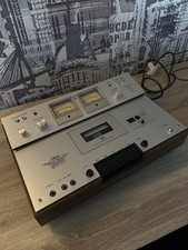 AKAI GXC-325D 1976 DECK CASSETTE 3 TESTE COMPLETAMENTE RESTAURATO OTTIMO