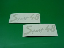 Ducati Sport 48 oro adesivi