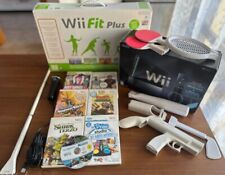 Nintendo Wii Game Console - Black Con Balance Board, Giochi E Accessori