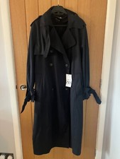 Trench coat blu navy
