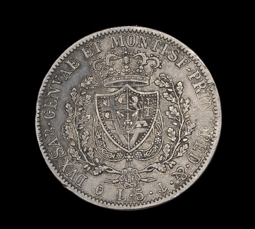 Lire 1827 zecca - lire, genova
