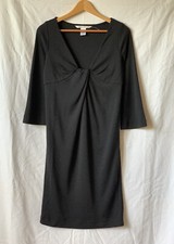Abito Nero Diane Von Furstenberg (Black Dress)Tg 6 Realizzato in lana