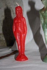 Candela cera rossa donna 