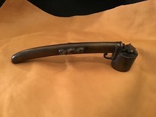 Lotto# 1482. ANTICA CALLIGRAFIA GIAPPONESE BRONZO YATATE INCHIOSTRO POZZO