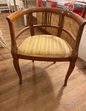 sedia antica legno schienale